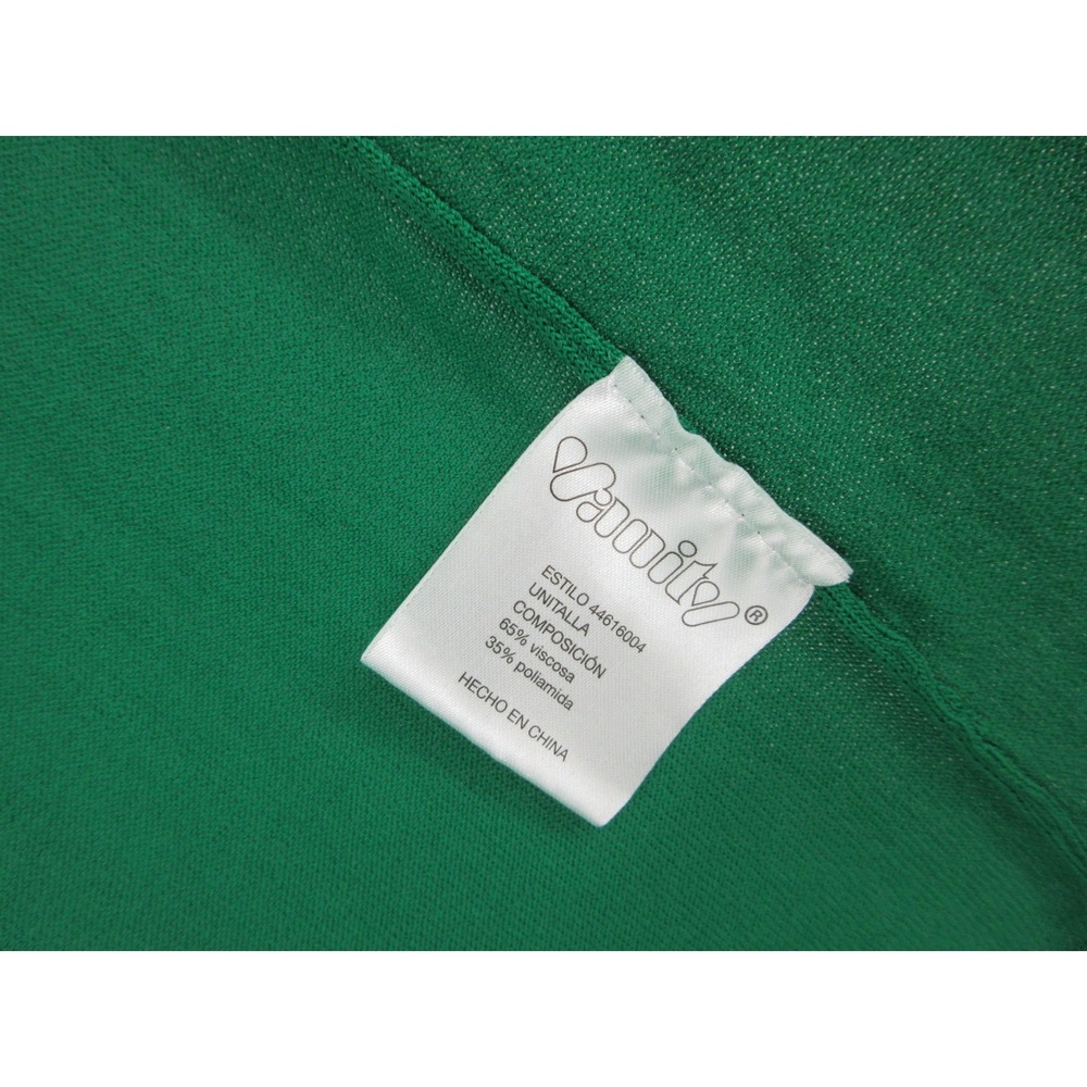 Vanity Basics Sweater Set Womens Size L Duster Twinset Kelly Green Stretch Knit - Picture 12 of 16
